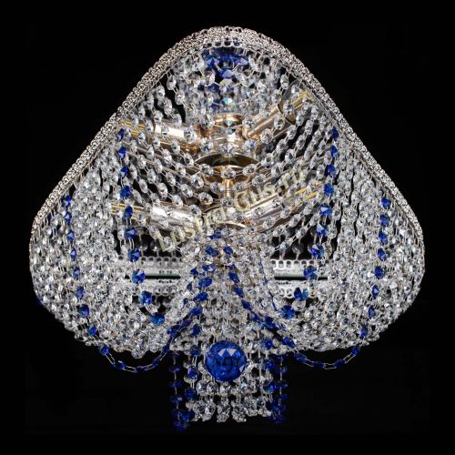 Люстра Верона Токката №5 синяя в Химках Гусь Хрустальный