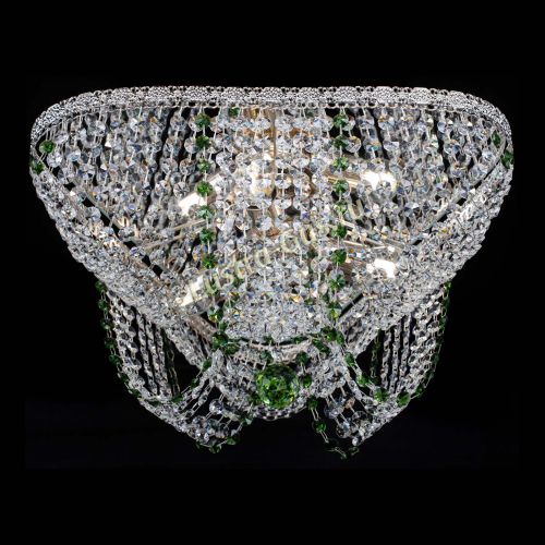 Люстра Верона Токката №5 зеленая в Химках Гусь Хрустальный