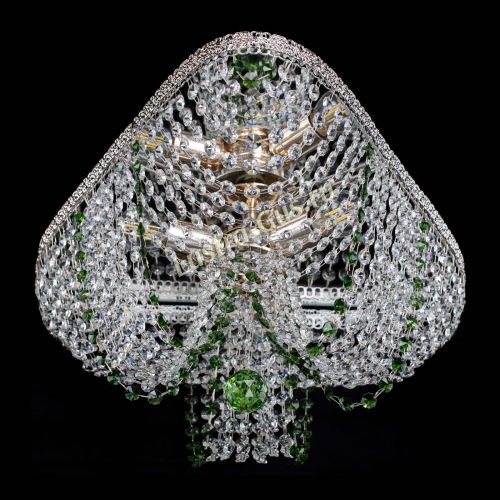 Люстра Верона Токката №5 зеленая в Химках Гусь Хрустальный