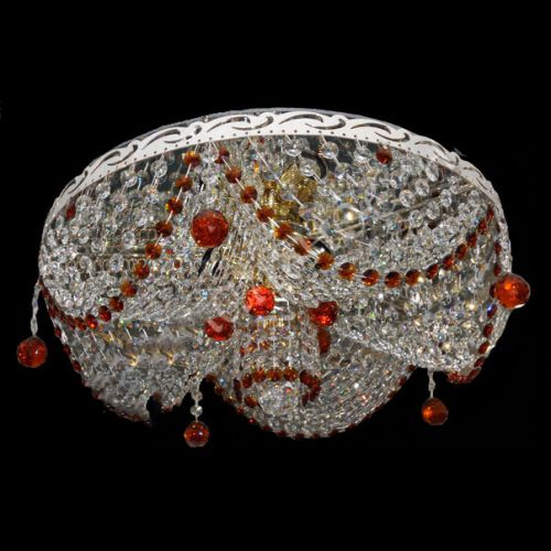 Люстра Виктория 800 мм цветная в Химках Гусь Хрустальный