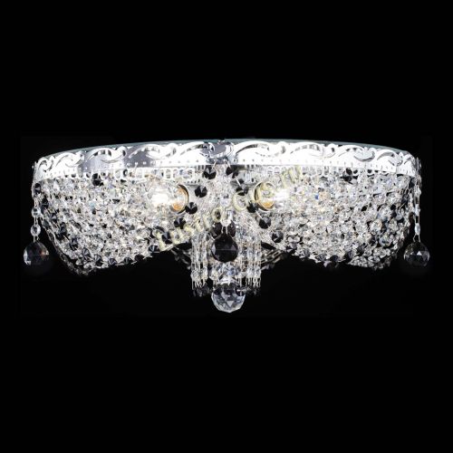 Люстра Виктория черная в Химках Гусь Хрустальный