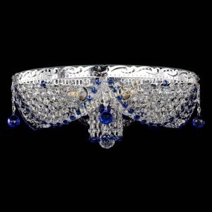 Люстра Виктория Синяя в Химках отзыв и фото покупателя