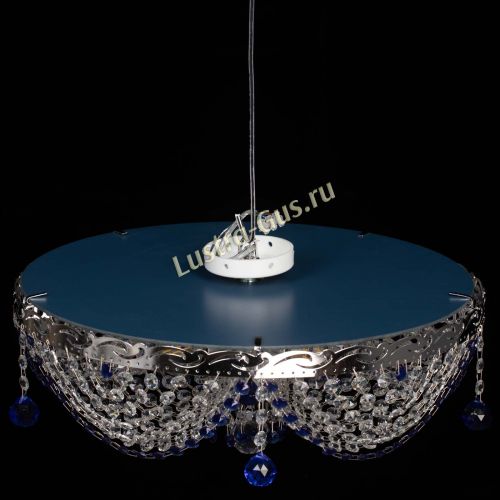 Люстра Виктория Синяя в Химках Гусь Хрустальный