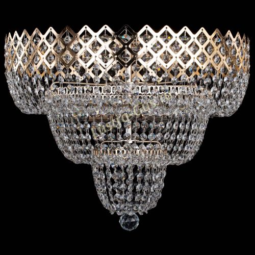 Люстра Водопад Корона №2 в Химках Гусь Хрустальный