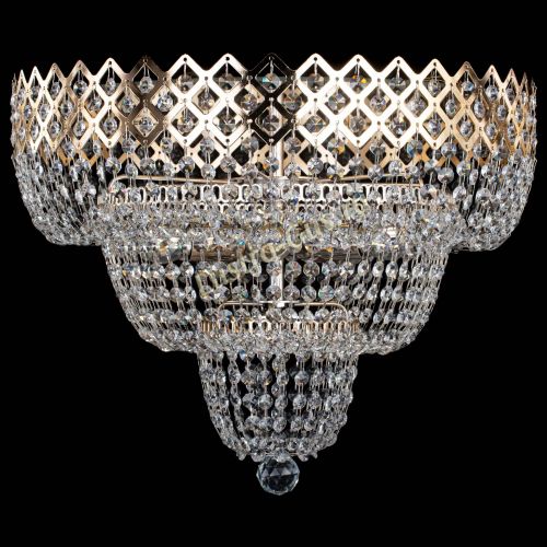 Люстра Водопад Корона №2 в Химках Гусь Хрустальный