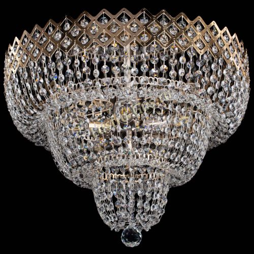 Люстра Водопад Корона №2 в Химках Гусь Хрустальный