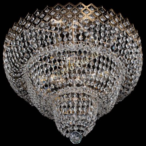 Люстра Водопад Корона №2 в Химках Гусь Хрустальный