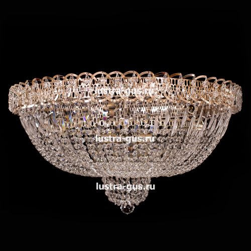 Люстра Водопад Кремлёвский оптикон в Химках Гусь Хрустальный