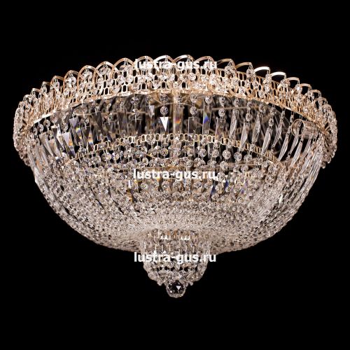 Люстра Водопад Кремлёвский оптикон в Химках Гусь Хрустальный