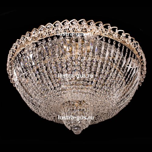 Люстра Водопад Кремлёвский оптикон в Химках Гусь Хрустальный