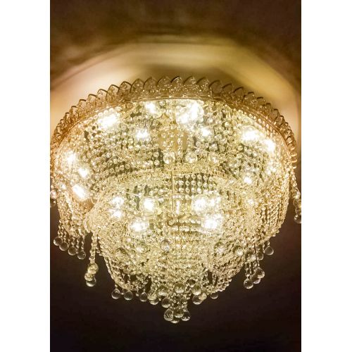 Люстра Водопад Софья №8 в Химках Гусь Хрустальный