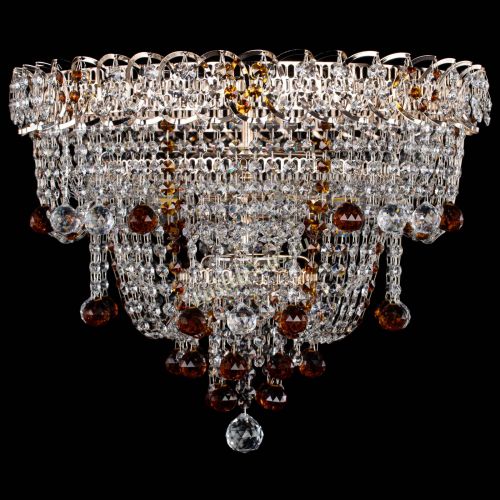 Люстра Водопад Софья чайная в Химках Гусь Хрустальный