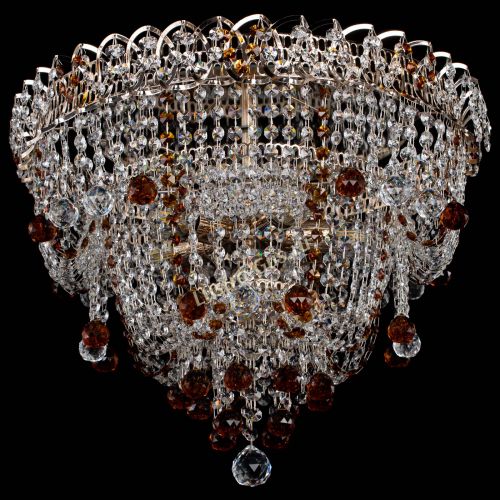 Люстра Водопад Софья чайная в Химках Гусь Хрустальный