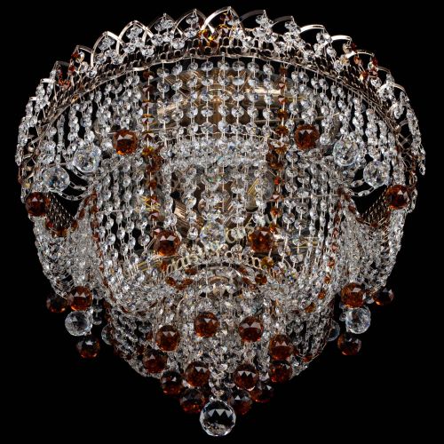 Люстра Водопад Софья чайная в Химках Гусь Хрустальный