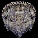 Люстра Водопад Софья фиолетовая в Химках