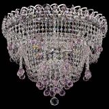Люстра Водопад Софья розовая в Химках