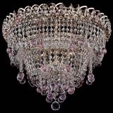 Люстра Водопад Софья розовая в Химках