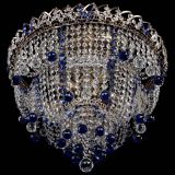 Люстра Водопад Софья синяя в Химках