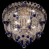 Люстра Водопад Софья синяя в Химках