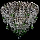 Люстра Водопад Софья зеленая в Химках