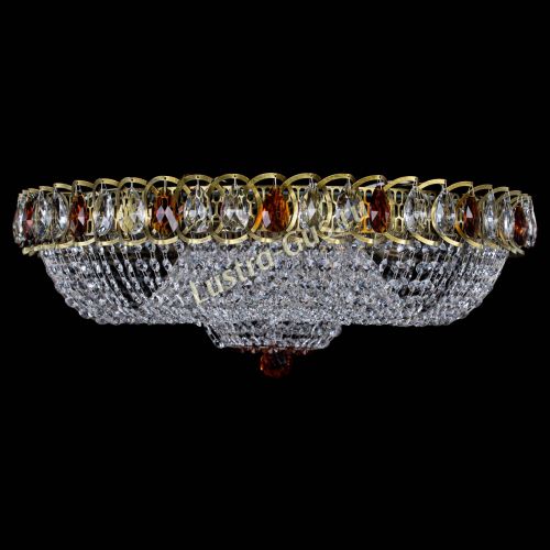 Люстра Водоворот Купол под бронзу Чайный в Химках Гусь Хрустальный