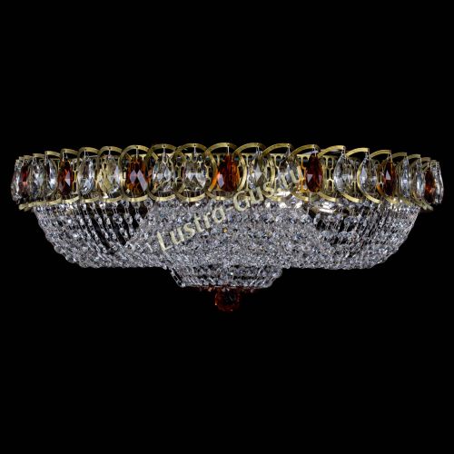 Люстра Водоворот Купол под бронзу Чайный в Химках Гусь Хрустальный