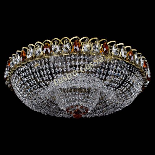 Люстра Водоворот Купол под бронзу Чайный в Химках Гусь Хрустальный