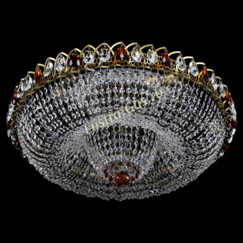 Люстра Водоворот Купол под бронзу Чайный в Химках Гусь Хрустальный