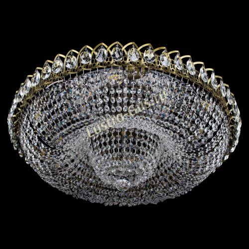 Люстра Водоворот Купол под бронзу в Химках Гусь Хрустальный