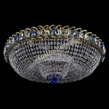 Люстра Водоворот Купол под бронзу Синий в Химках