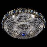 Люстра Водоворот Купол под бронзу Синий в Химках