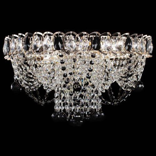 Люстра Водоворот Ольга шар черная в Химках Гусь Хрустальный