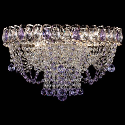 Люстра Водоворот Ольга шар фиолетовая в Химках Гусь Хрустальный