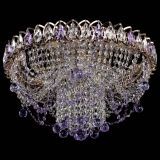 Люстра Водоворот Ольга шар фиолетовая в Химках