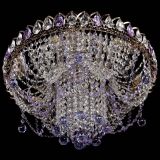 Люстра Водоворот Ольга шар фиолетовая в Химках