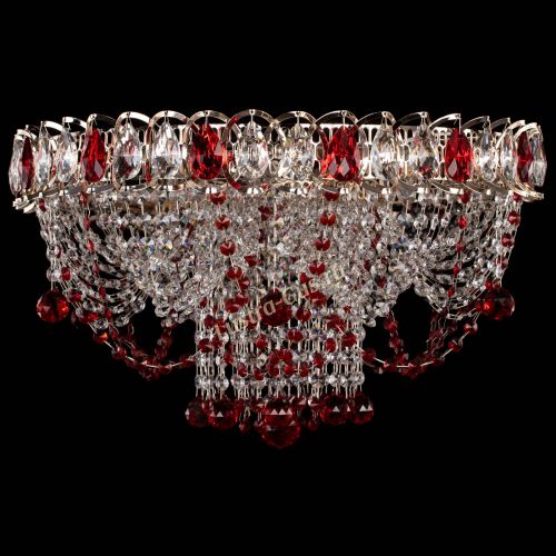 Люстра Водоворот Ольга шар красная в Химках Люстра Водоворот Ольга шар красная в Химках