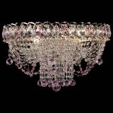 Люстра Водоворот Ольга шар розовая в Химках