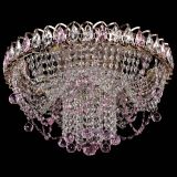 Люстра Водоворот Ольга шар розовая в Химках