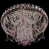 Люстра Водоворот Ольга шар розовая в Химках