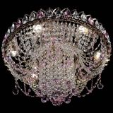 Люстра Водоворот Ольга шар розовая в Химках