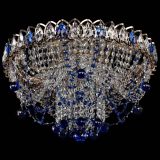 Люстра Водоворот Ольга шар синяя в Химках