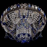 Люстра Водоворот Ольга шар синяя в Химках