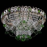Люстра Водоворот Ольга шар зеленая в Химках