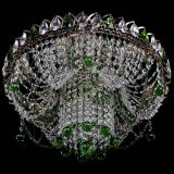 Люстра Водоворот Ольга шар зеленая в Химках