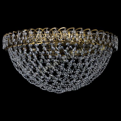 Люстра Водоворот Сетка Обтикон под бронзу в Химках Гусь Хрустальный