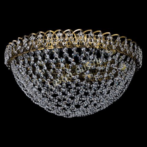 Люстра Водоворот Сетка Обтикон под бронзу в Химках Гусь Хрустальный