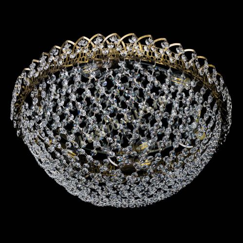 Люстра Водоворот Сетка Обтикон под бронзу в Химках Гусь Хрустальный