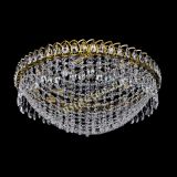 Люстра Водоворот Сетка 8 ламп под бронзу в Химках