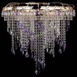 Люстра Вьюга фиолетовая в Химках