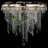 Люстра Вьюга зеленая в Химках